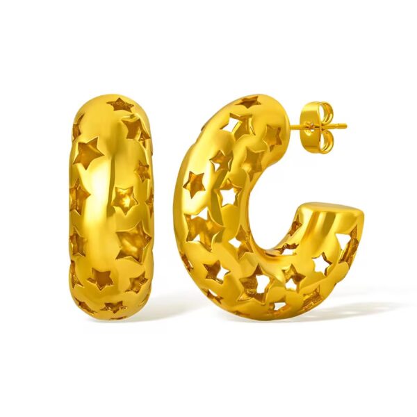 ATE1002_Balencia_hoop_studs - Image 2