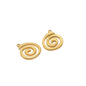 Swirl charm 20mm