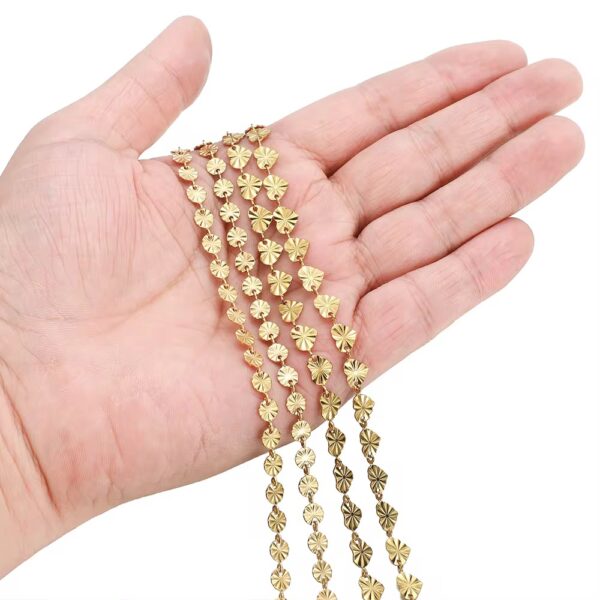 Heart chip chain 1 meter - Image 2