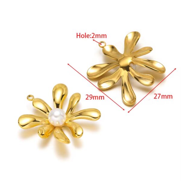 Flower charm 29*27mm