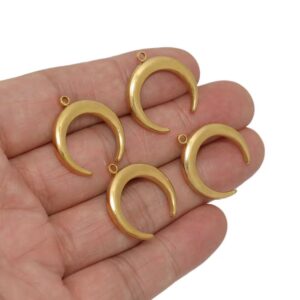 Unisex moon charm