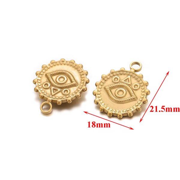 Dainty evil eye charm
