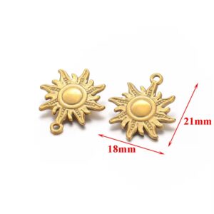 Dainty sun charm fire
