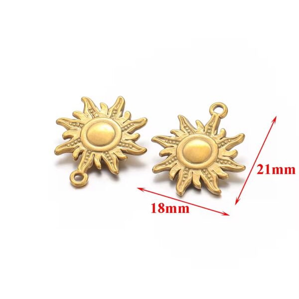 Dainty sun charm fire
