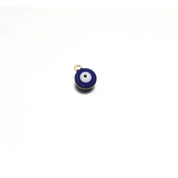 Evil eye round navy blue - Image 2