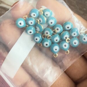 Evil eye round sky blue