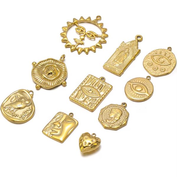 Dainty evil eye charm - Image 2