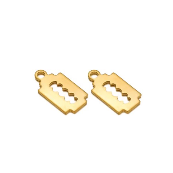 Mini blade golden charm - Image 2