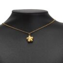 Flower golden charm