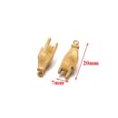 Dainty evil eye hand golden charm1
