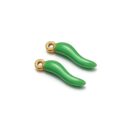 Mini golden dark green chilly