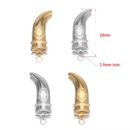 Gold horned charm plain