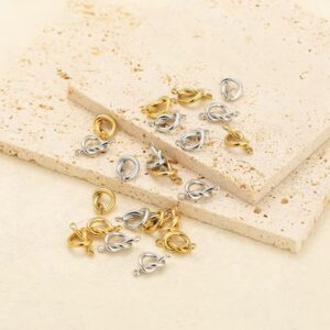 Gold mini Knot charm