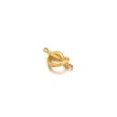 Gold mini Knot charm