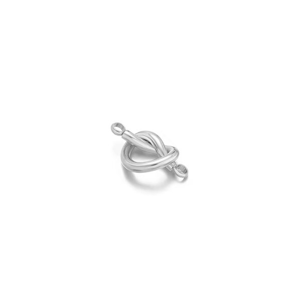 Silver mini  knot charm - Image 2