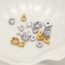 Eye stone charm white