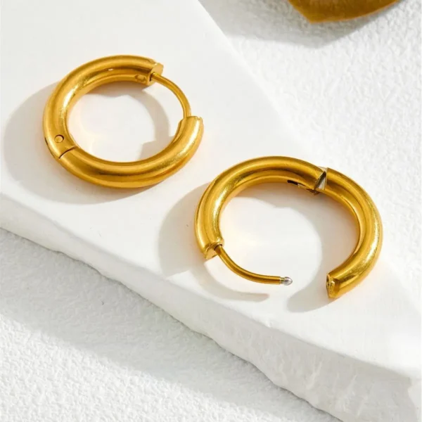 Daily wear medium hoops - Image 3
