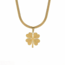 Four clover snake chain necklace