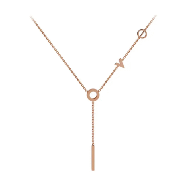 Love letter necklace-Rose gold - Image 4