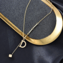 D alphabet necklace