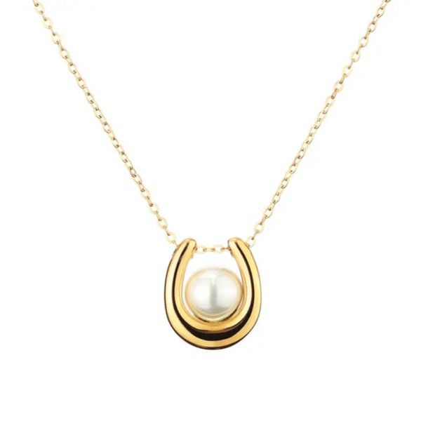Pearl U necklace - Image 4