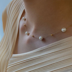 Pearl sequence necklace