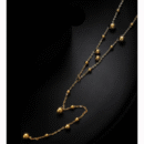 Multi tassel layer drop necklace