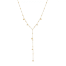 Multi tassel layer drop necklace