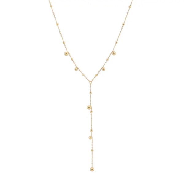 Multi tassel layer drop necklace - Image 6