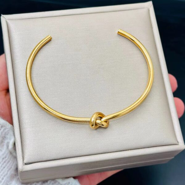 Knot cuff bracelet - Image 2