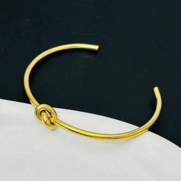 Knot cuff bracelet - Image 3