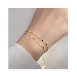 Double layer shine bracelet