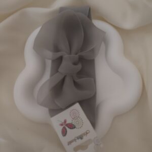 Baby head band Grey